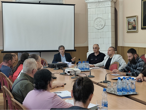 NAČELNIK GORAN NONKOVIĆ ODRŽAO REDOVNU SEDNICU OKRUŽNOG ŠTABA ZA VANREDNE SITUACIJE ZBUO