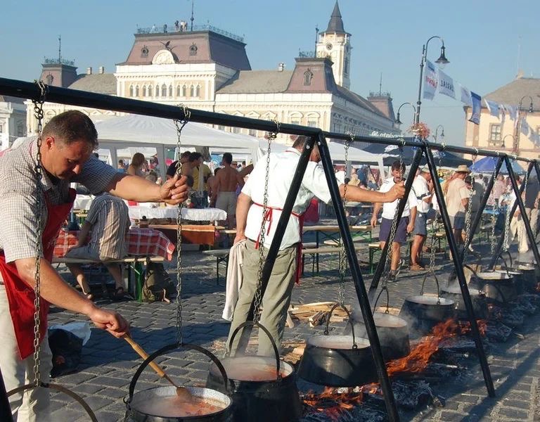 GRADONAČELNIK RATKOVIĆ PRISUSTVOVAO OBELEŽAVANjU 30. GODIŠNjICE NARODNE SVEČANOSTI KUVANjA RIBLjEG PAPRIKAŠA U BAJI